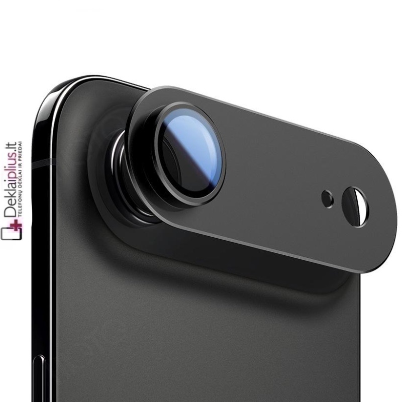 Telefono galinės kameros grūdintas stiklas - pilnai dengiantis - juodas (Apple Iphone Air) Telefono galinės kameros grūdintas stiklas - pilnai dengiantis - juodas (Apple Iphone Air)